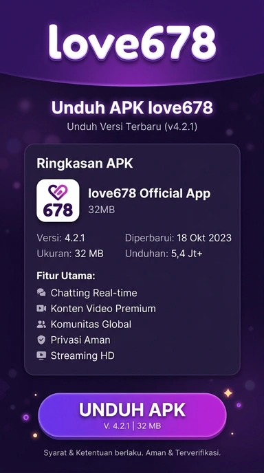 Tampilan halaman APK love678